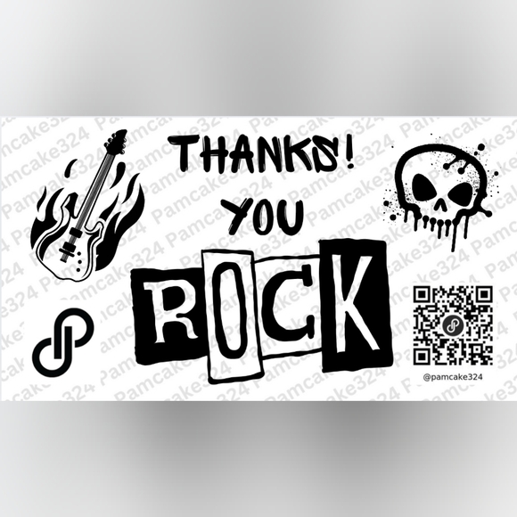 Handmade Thank You Customers Stickers 50 ct - Picture 4 of 11